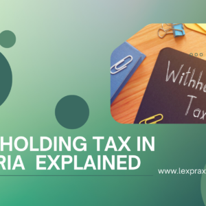 WITHHOLDING TAX IN NIGERIA