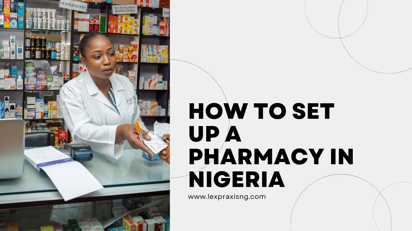 How to set up a pharmacy in Nigeria