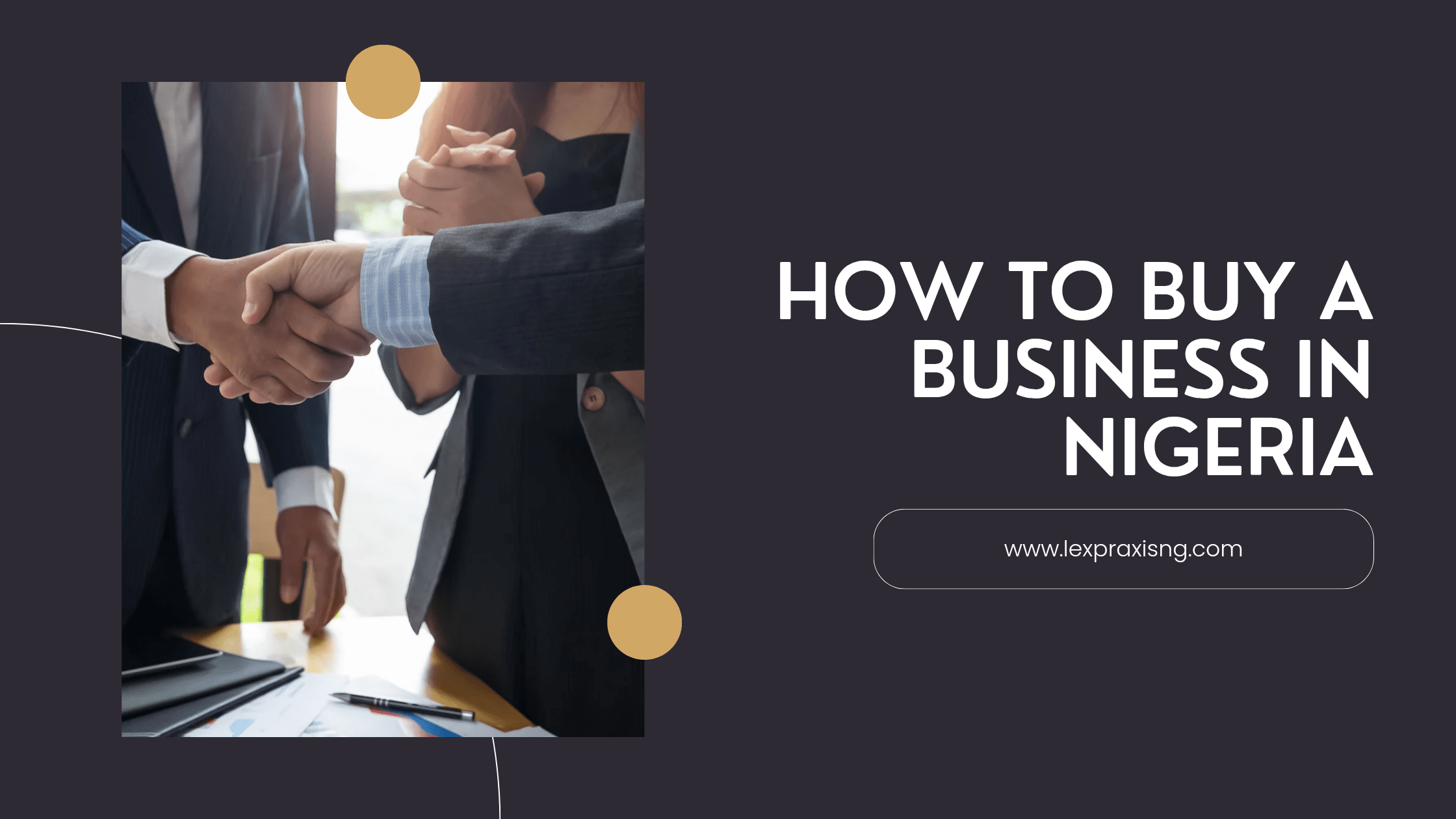 How to buy a business in Nigeria