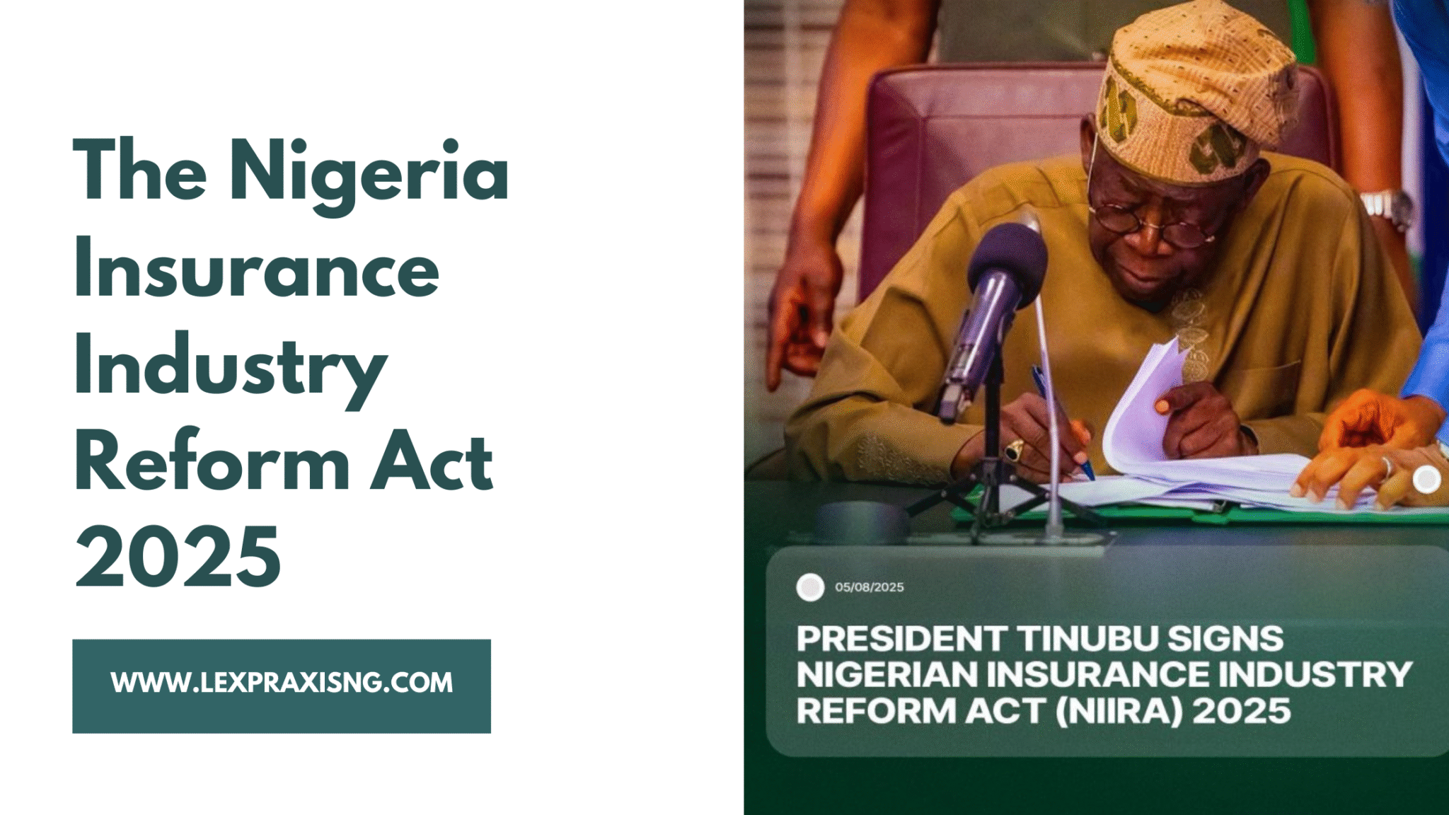 NIGERIA INSURANCE INDUSTRY REFORM ACT 2025 - Lexpraxis Solicitors