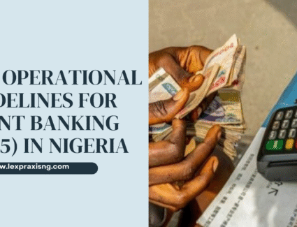 CBN operational guidelines for agent banking in Nigeria