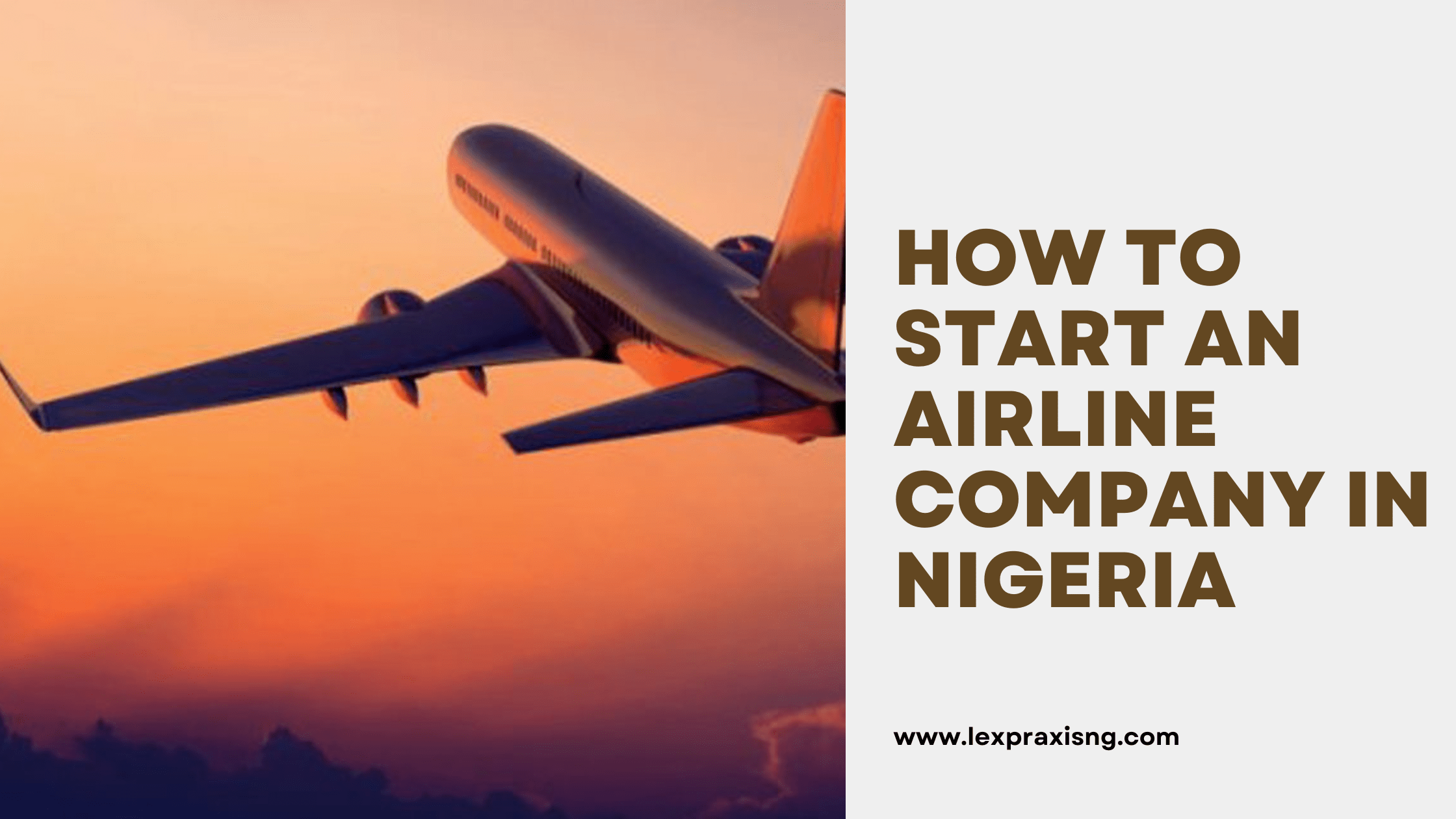 How to start an airline company in Nigeria