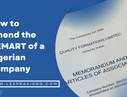How to amend the memorandum and articles of association
